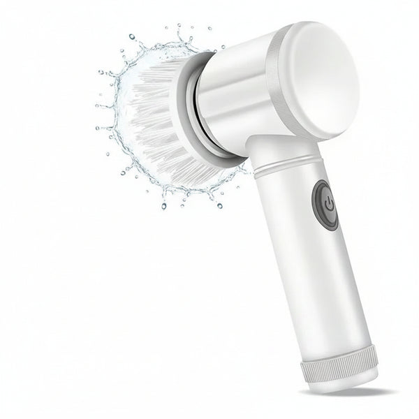 5 In1 Electric Spin Scrubber, Spin Scrubber with 5 Replaceable Brush Heads Bathroom Cleaning Brush,Power Electric Cleaning Brush