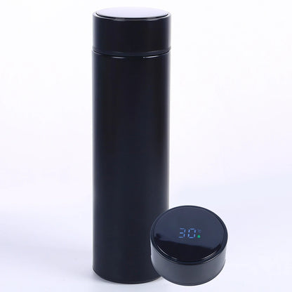 Stay Hydrated in Style: Smart 500ML Stainless Steel Water Bottle with LED Temperature Display and Tea Infuser