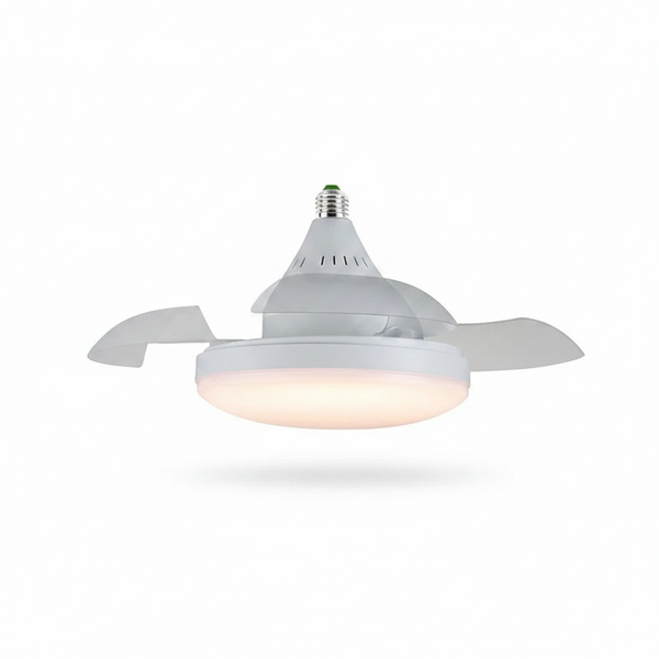 Modern Ceiling Fan Light: Retractable Blades, Crystal Lampshade, and Smart APP & Remote Control