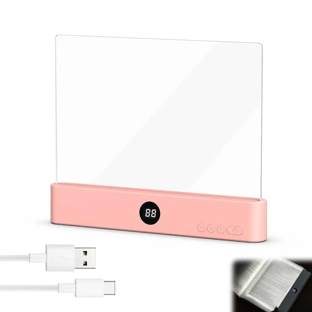 LED Reading Light Vision Reading Light 3 Color Adjustable Eye Protection Reading Light Usb Charging Student Night Reading Lamp